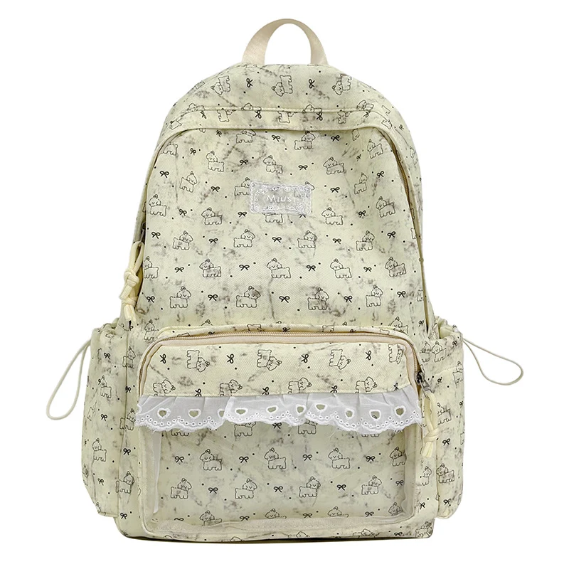 Niedlicher Cartoon-Themen Transparenter Rucksack Karnz