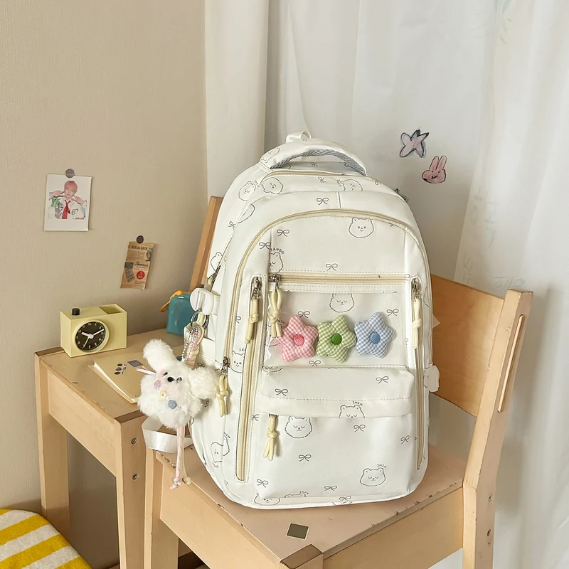 Niedlicher Cartoon-Printed Rucksack Karnz