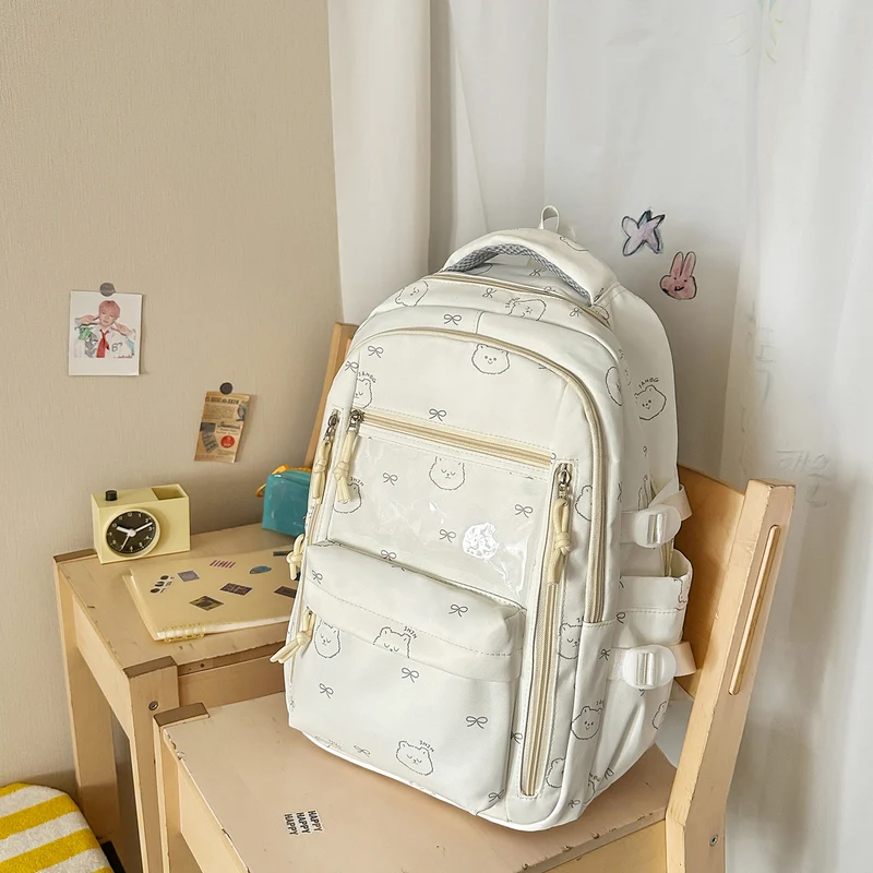 Niedlicher Cartoon-Printed Rucksack Karnz