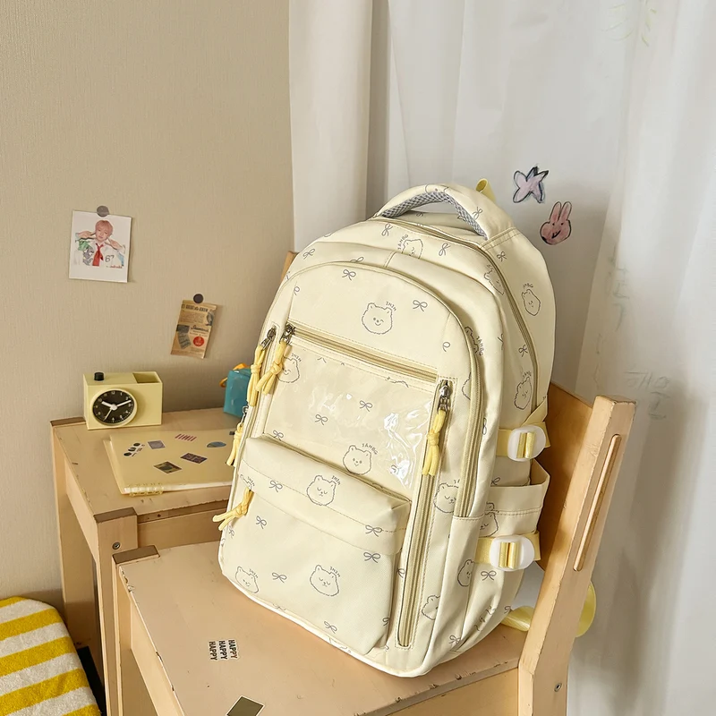 Niedlicher Cartoon-Printed Rucksack Karnz