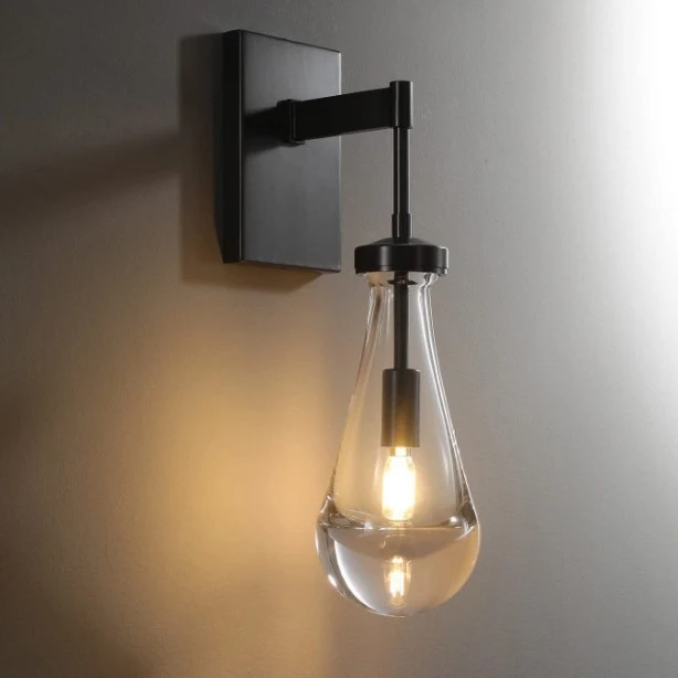 Elegante Glas Wandlampe