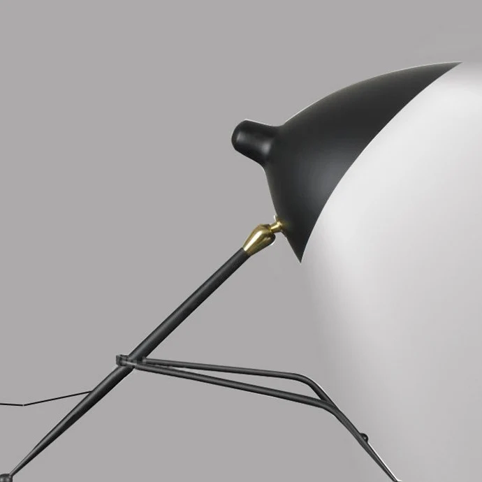 Moderne verstellbare Schreibtischlampe mit minimalistischen Design