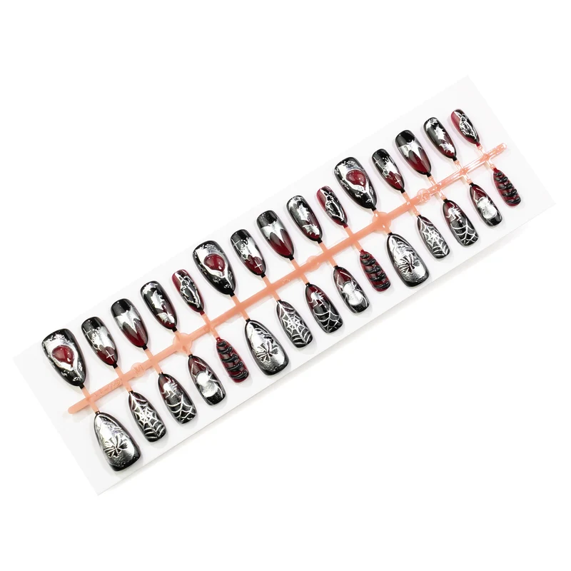Spooky Gothic Press-On Nail Art Kollektion