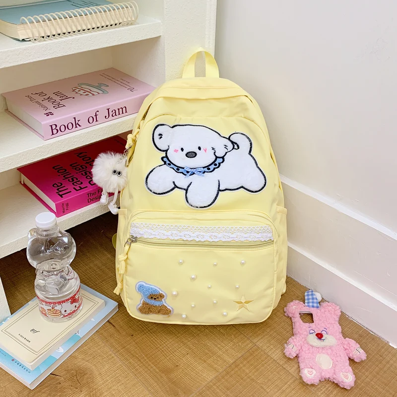 Süßer Cartoon-Charakter-Druck-Rucksack Karnz