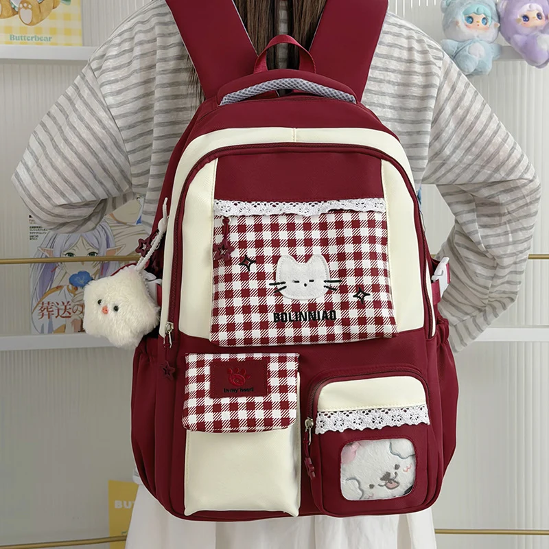 Süße Cartoon-Katzen-Themen-Rucksack Karnz