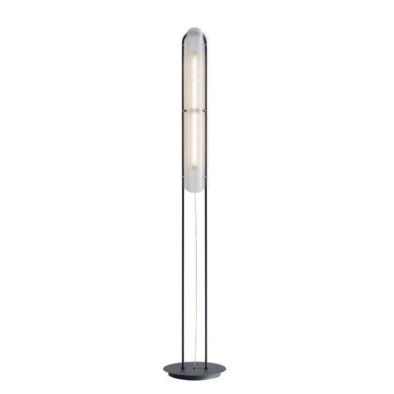 Minimalistische hohe Stehlampe mit einstellbarer Helligkeit