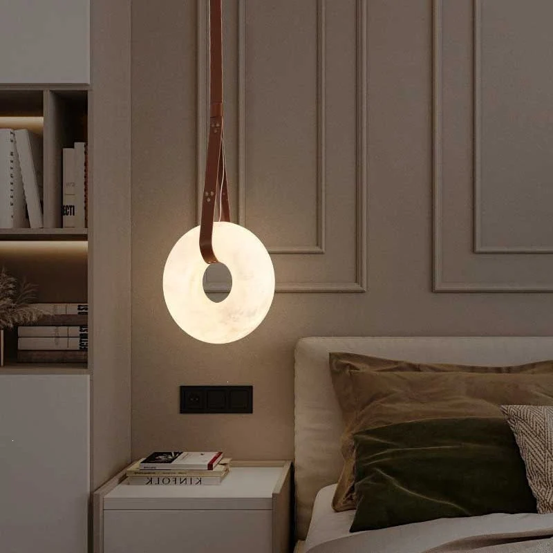 Minimalistische LED Ring Pendelleuchte