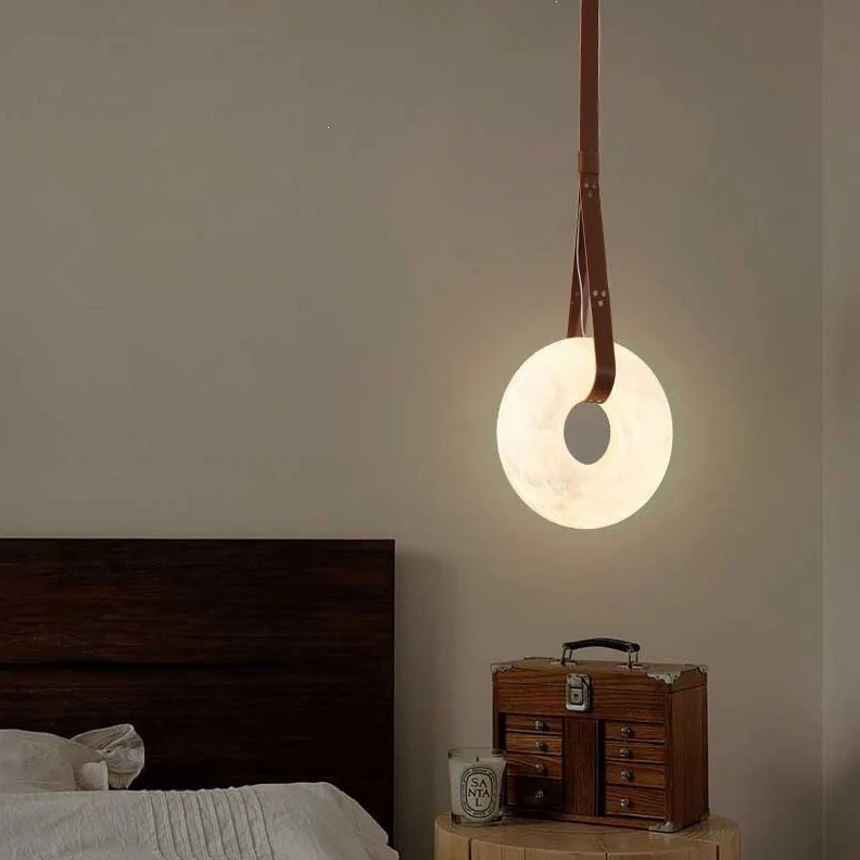 Minimalistische LED Ring Pendelleuchte