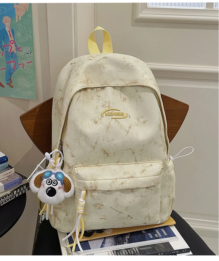 Lässiger Marmor-Schulrucksack