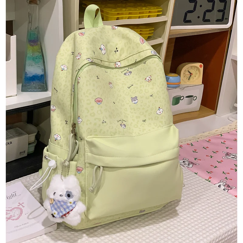 Niedlicher Cartoon Tierdruck Rucksack Karnz