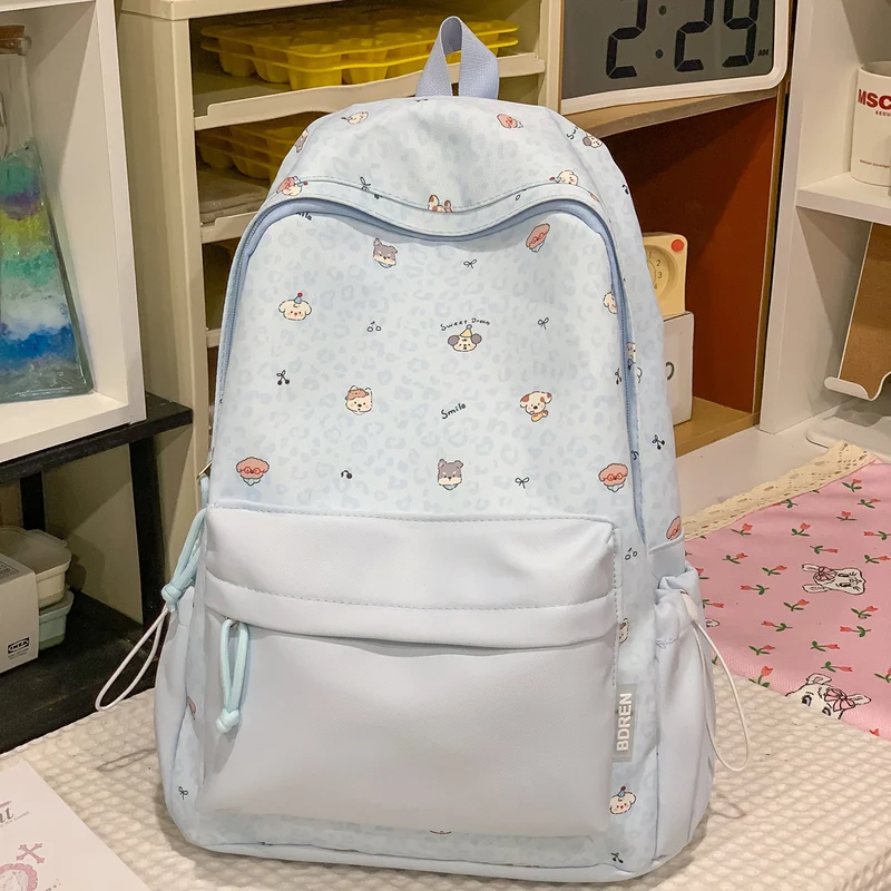 Niedlicher Cartoon Tierdruck Rucksack Karnz