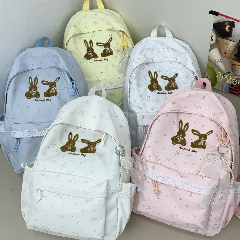Cute Bunny-Themed Casual Backpack Karnz