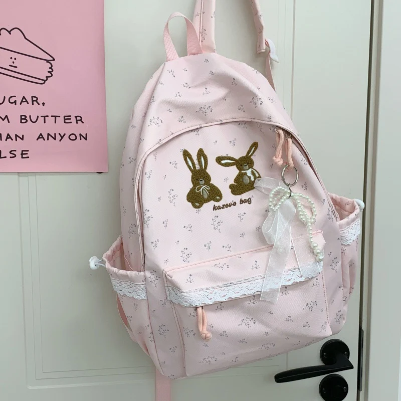 Cute Bunny-Themed Casual Backpack Karnz