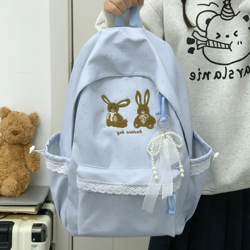 Cute Bunny-Themed Casual Backpack Karnz