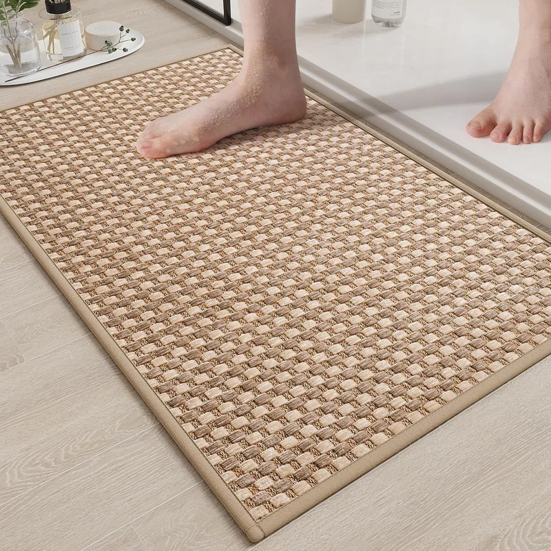 Strukturierte rutschfeste Badkomfortmatte
