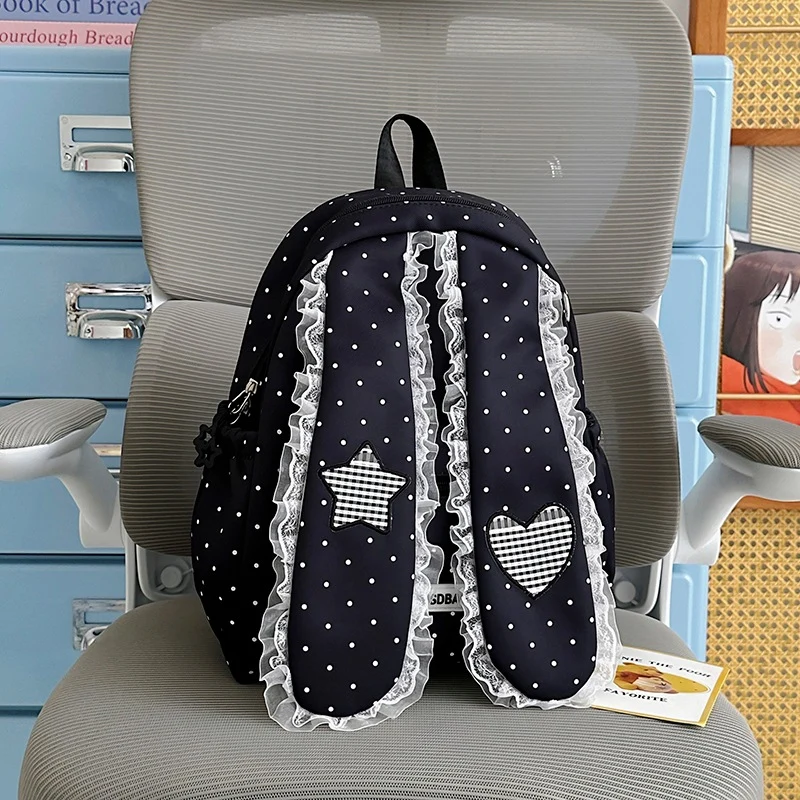 Cute Bunny-Ohr Zugbeutel Rucksack Karnz
