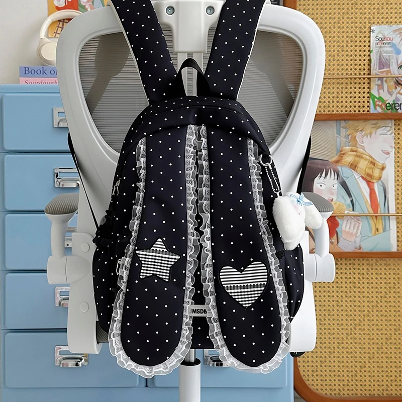Cute Bunny-Ohr Zugbeutel Rucksack Karnz