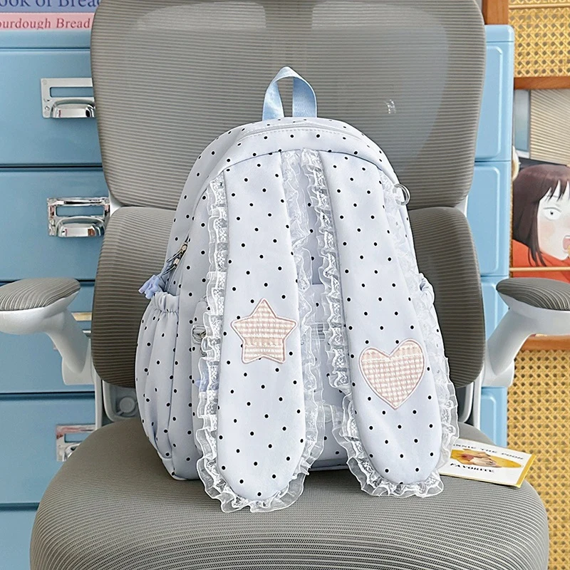 Cute Bunny-Ohr Zugbeutel Rucksack Karnz