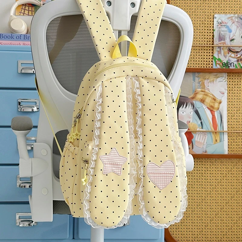 Cute Bunny-Ohr Zugbeutel Rucksack Karnz