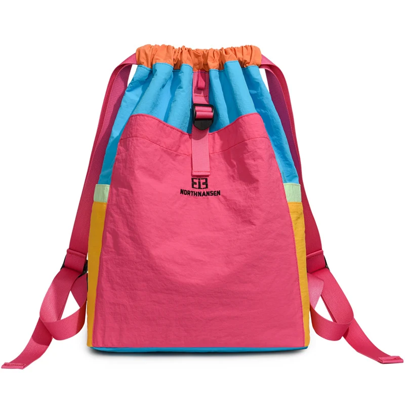 Farbenfroher Kordelzug Rucksack Karnz