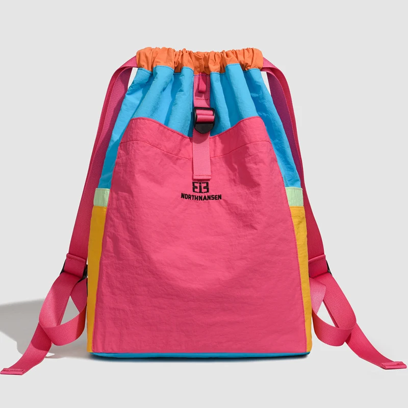 Farbenfroher Kordelzug Rucksack Karnz