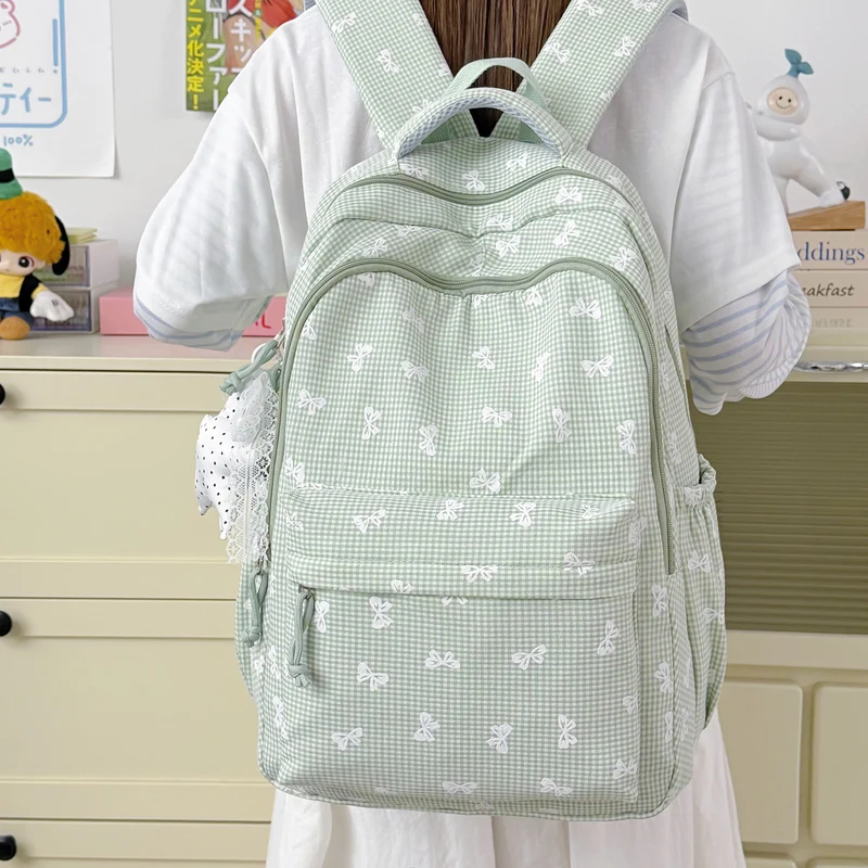 Niedliches, mit Schleifen verziertes Casual-Rucksack Karnz