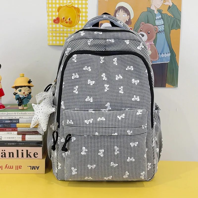 Niedliches, mit Schleifen verziertes Casual-Rucksack Karnz