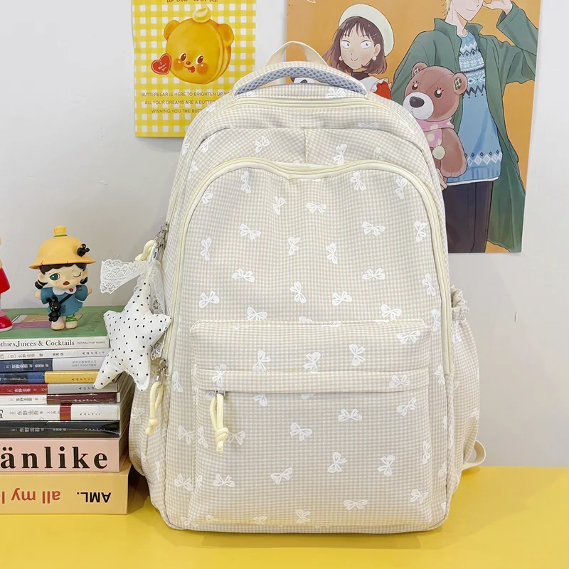 Niedliches, mit Schleifen verziertes Casual-Rucksack Karnz