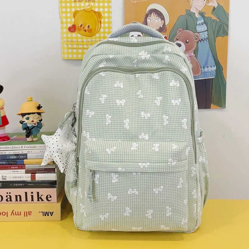 Niedliches, mit Schleifen verziertes Casual-Rucksack Karnz