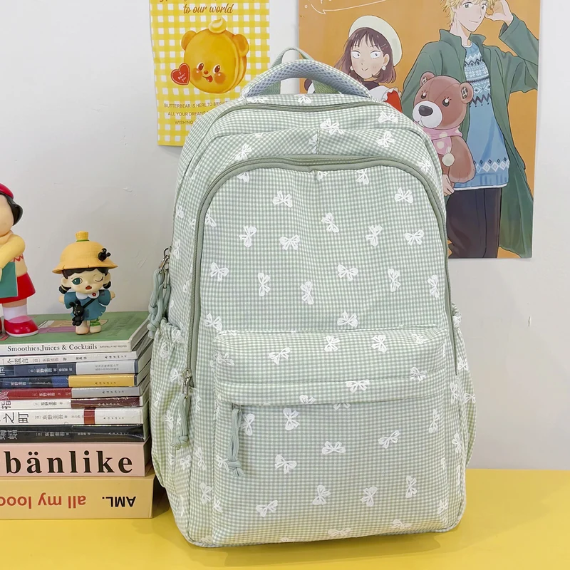 Niedliches, mit Schleifen verziertes Casual-Rucksack Karnz