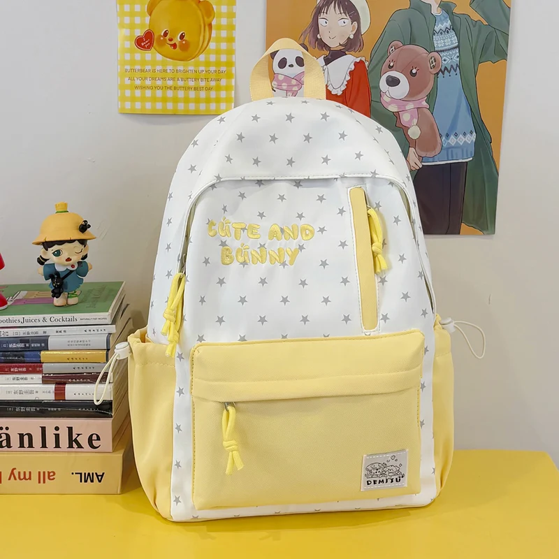 Süßer Tier-Themen Leinwand Rucksack Karnz