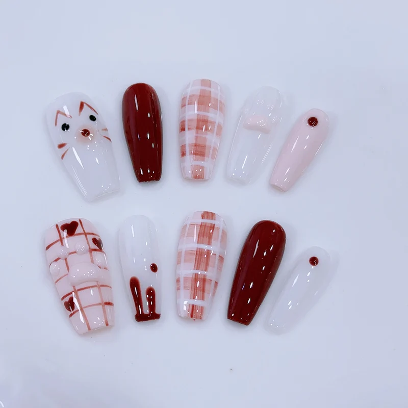 Künstlerisches 3D Nagelkunst Tipps Set