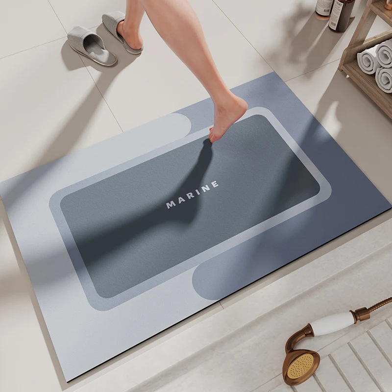 Stylische rutschfeste Badematte