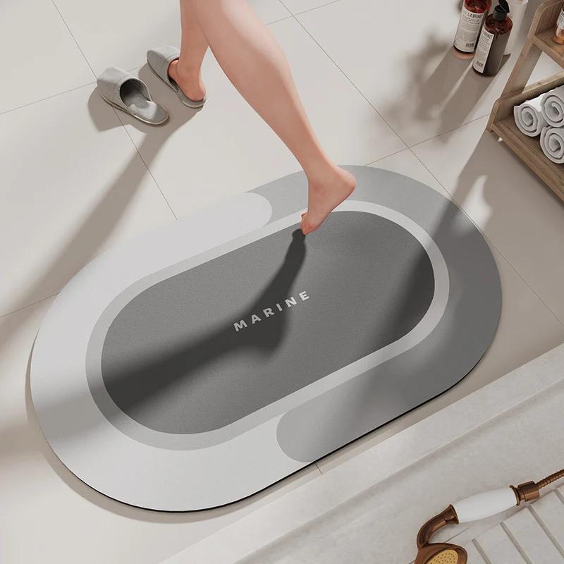 Stylische rutschfeste Badematte