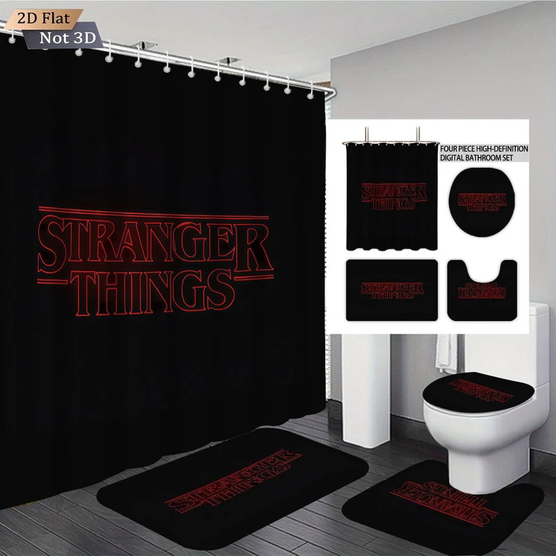 Digitales Badezimmer-Set Skanto mit Stranger Things Abenteuer-Thema