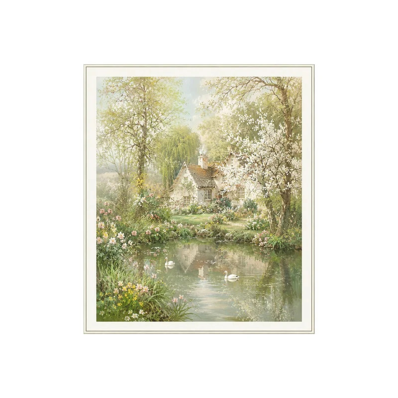 Florale Landschaft Leinwandkunst