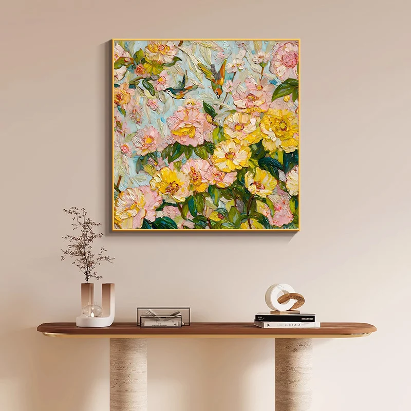 Florale Inspiriertes Leinwandkunstwerk