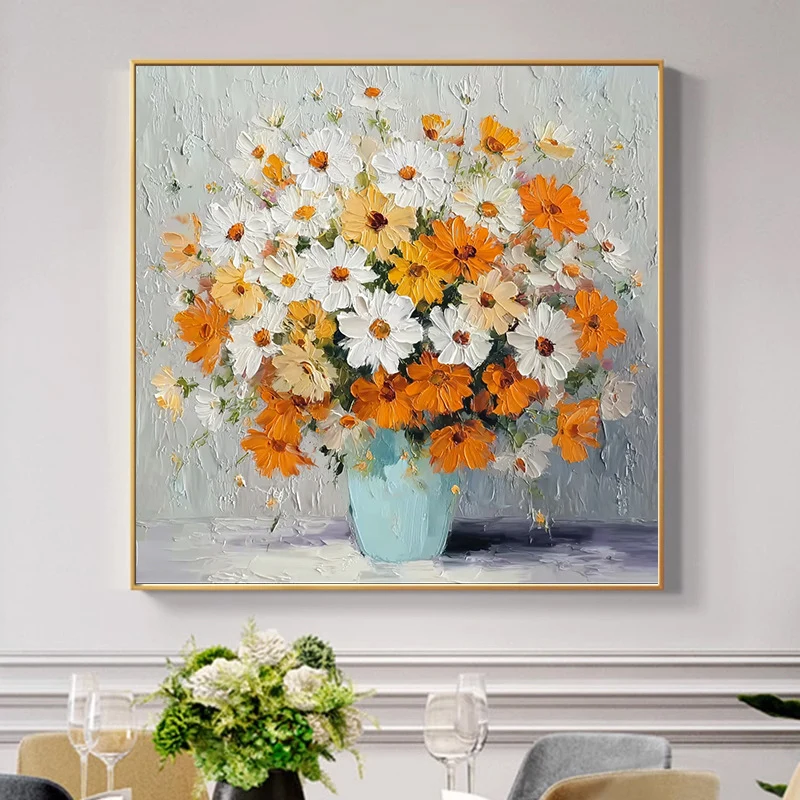 Floral Dekorative Leinwand Wandkunst