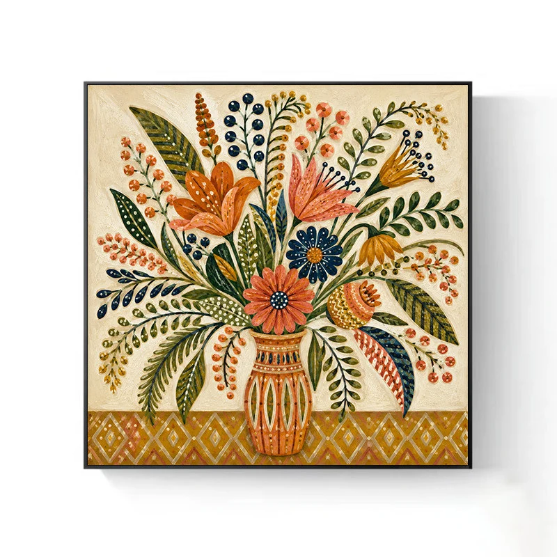 Florale dekorative Leinwandkunst