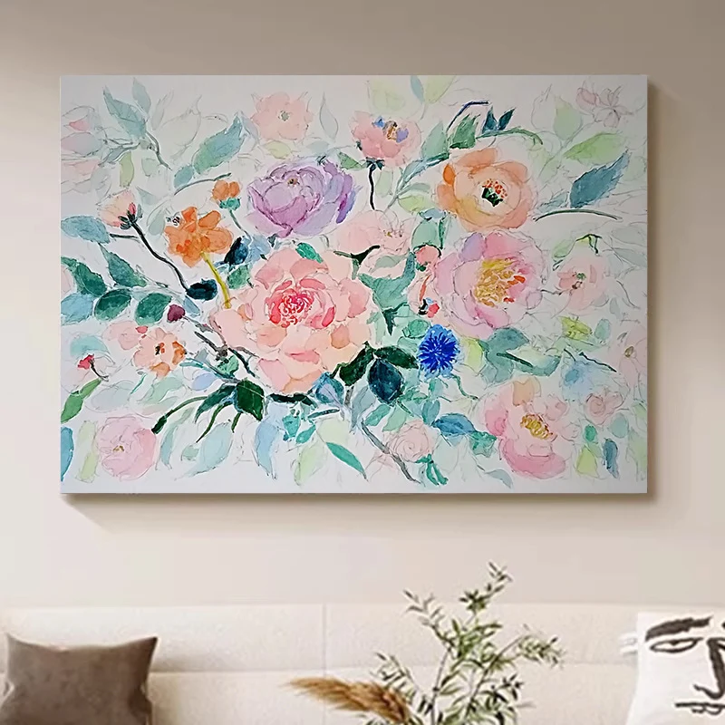 Florale Leinwandkunst
