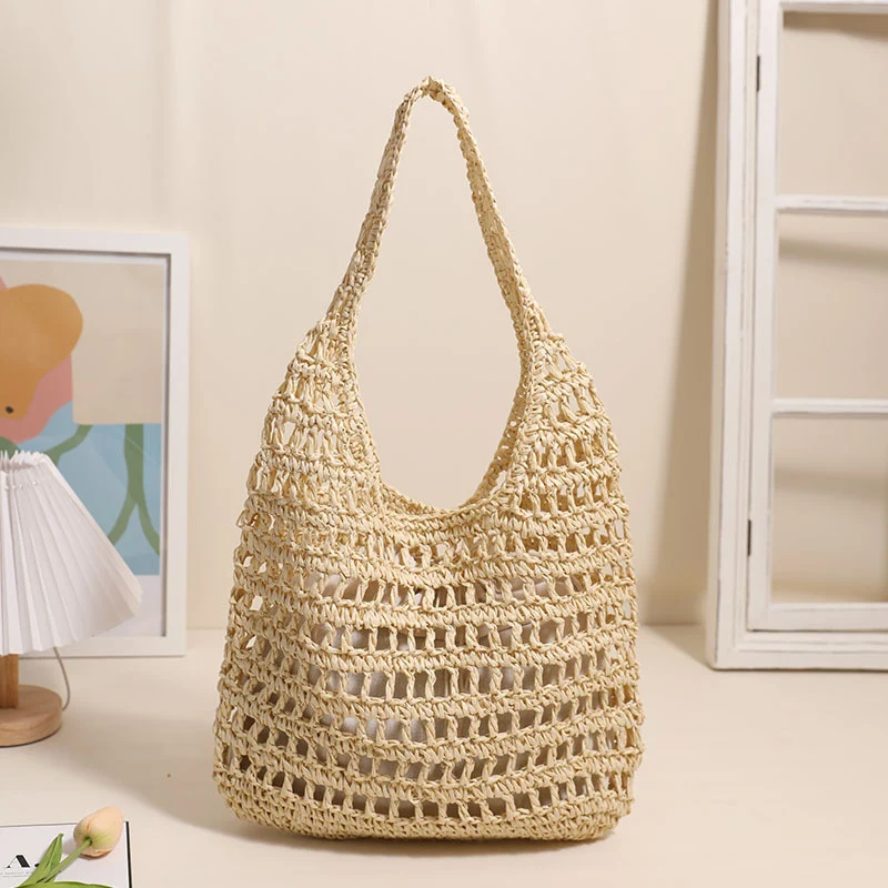 Trendige Netztasche mit gerafftem Design Skanto