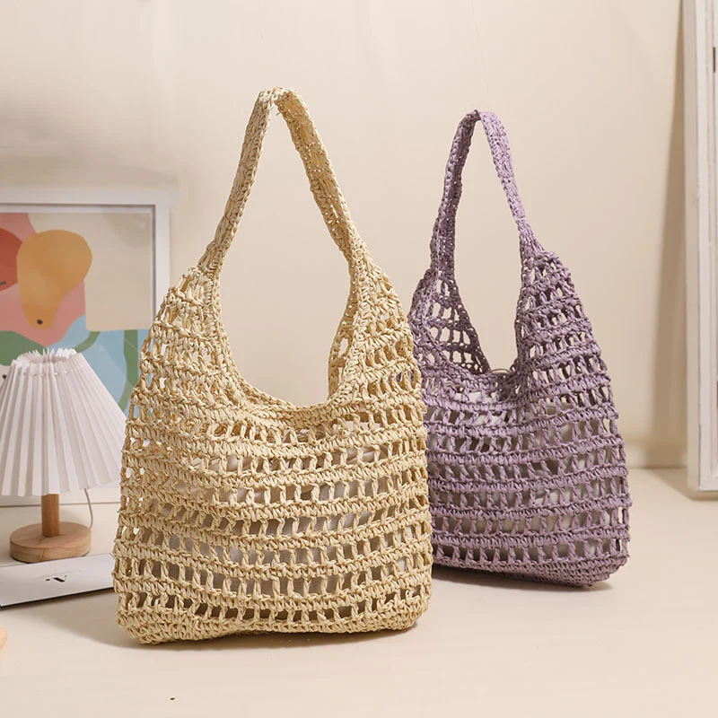 Trendige Netztasche mit gerafftem Design Skanto