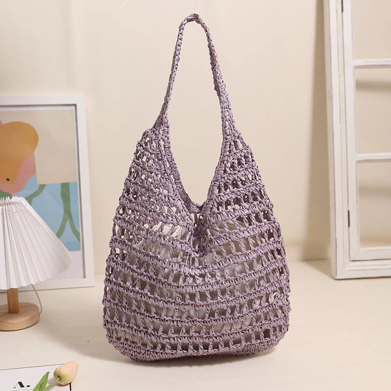 Trendige Netztasche mit gerafftem Design Skanto