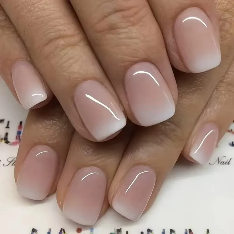Elegante Ombre Druck-Nägel