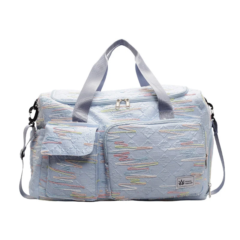 Bestickte Wochenend-Duffle Brehn