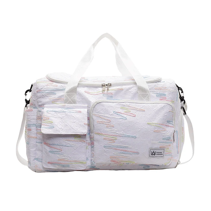 Bestickte Wochenend-Duffle Brehn