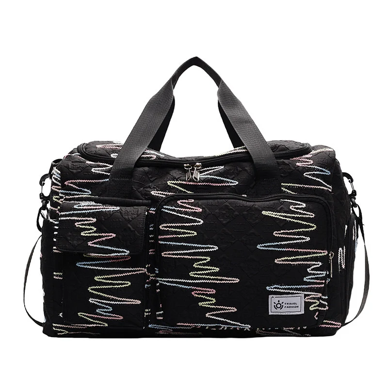 Bestickte Wochenend-Duffle Brehn