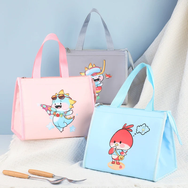 Isolierte Kühltasche mit niedlichem Dinosaurier-Motiv Skanto