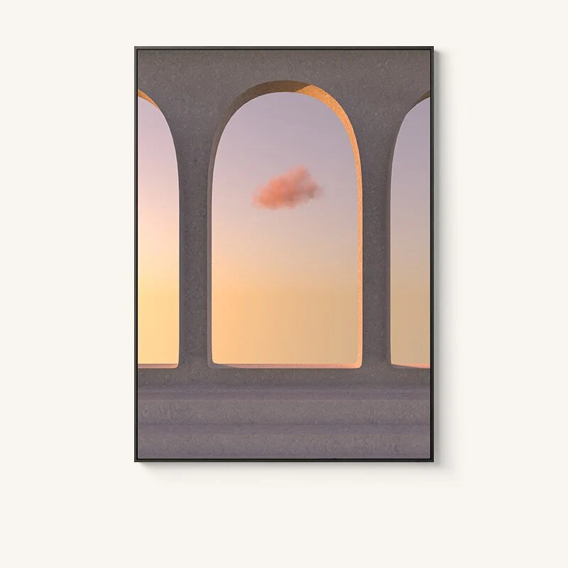Moderne Minimalistische Leinwand Wandkunst