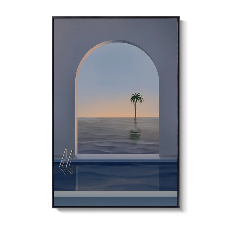 Moderne Minimalistische Leinwand Wandkunst
